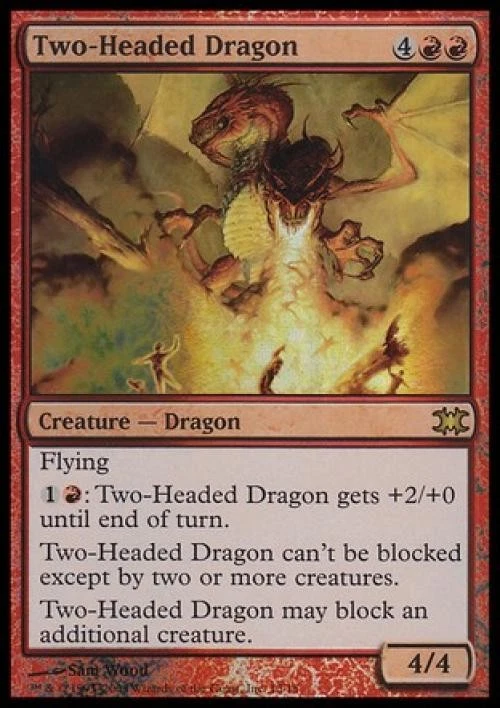 Two-Headed Dragon -Foil Light Play MTG From the Vault: Dragons - Image 1 of 1