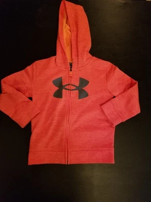 Sudadera Under Armour Naranja Niño Talla 4 Usada en Excelente Condición Foto 1 de 3
