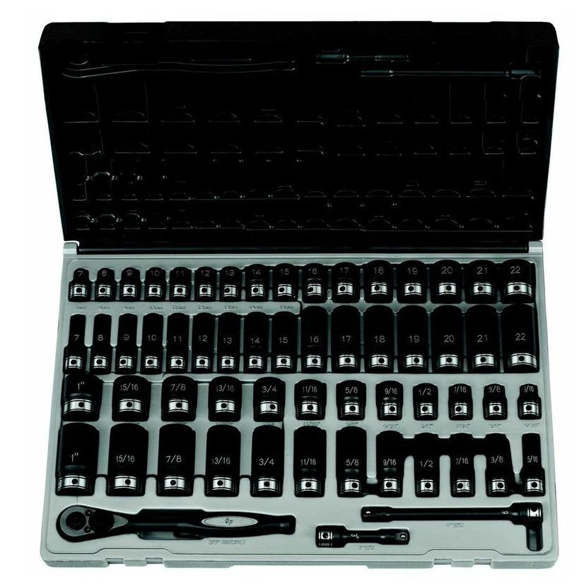 Grey Pneumatic 81659CRD Socket Set - Gray