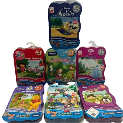 7x vtech V.SMILE Lernspiel Buchstaben Farben Singen Kreativität Musik Wortschatz - Bild 1 von 4