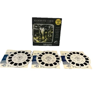 Vintage Sawyer’s View-Master 1958 Mammoth Cave Nat’l Park 3 Reels Packet 339ABC - Picture 1 of 6