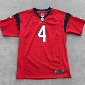 Deshaun Watson #4 Houston Texans NIKE On Field Jersey Youth XL (18/20) Red Black - Picture 1 of 12