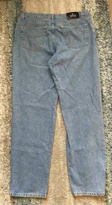 Pantalones de mezclilla Versace Jeans de alta costura auténticos vintage de los años 90 para hombre talla 36-38 Foto 1 de 4