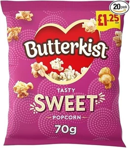 Butterkist Tasty Sweet & Salty Popcorn Movie Snack “Case Deal 15 X 70g” - Picture 1 of 1