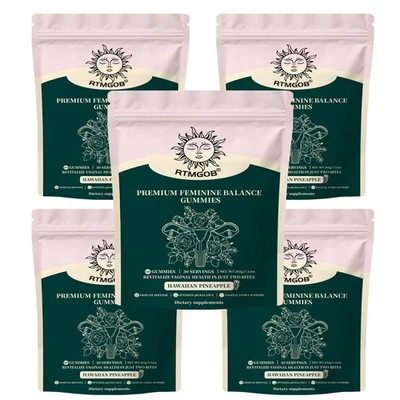 Gomas femininas probióticas vaginais equilíbrio feminino pH para odor saudável 60 unidades - Imagem 1 de 4