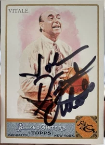 2011 Topps Allen & Ginter's Dick Vitale Karte mit Autogramm auf Karte. - Bild 1 von 2