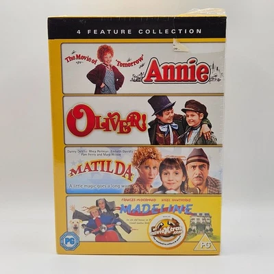 Annie/Oliver/Matilda/Madeline DVD (2015) Aileen Quinn, Huston (DIR) cert PG  NEW - Image 1 of 4