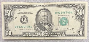 1988 New York $50 Note BL18 - Picture 1 of 2