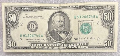 1988 New York $50 Note BL18 - Image 1 of 2