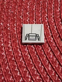 LEGO 3068pb0361 Gray Tile 2x2 Hatch Star Wars 8017 Darth Vader Tie Fighter