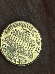 14K GOLD miniature United States Lincoln Penny Coin Token 1 Cent 1909-1982  - Picture 1 of 7