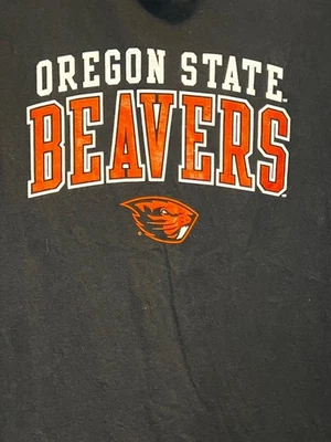 Men’s Fanatics L Oregon State Beavers Black Long Sleeve Tshirt - Image 1 of 4