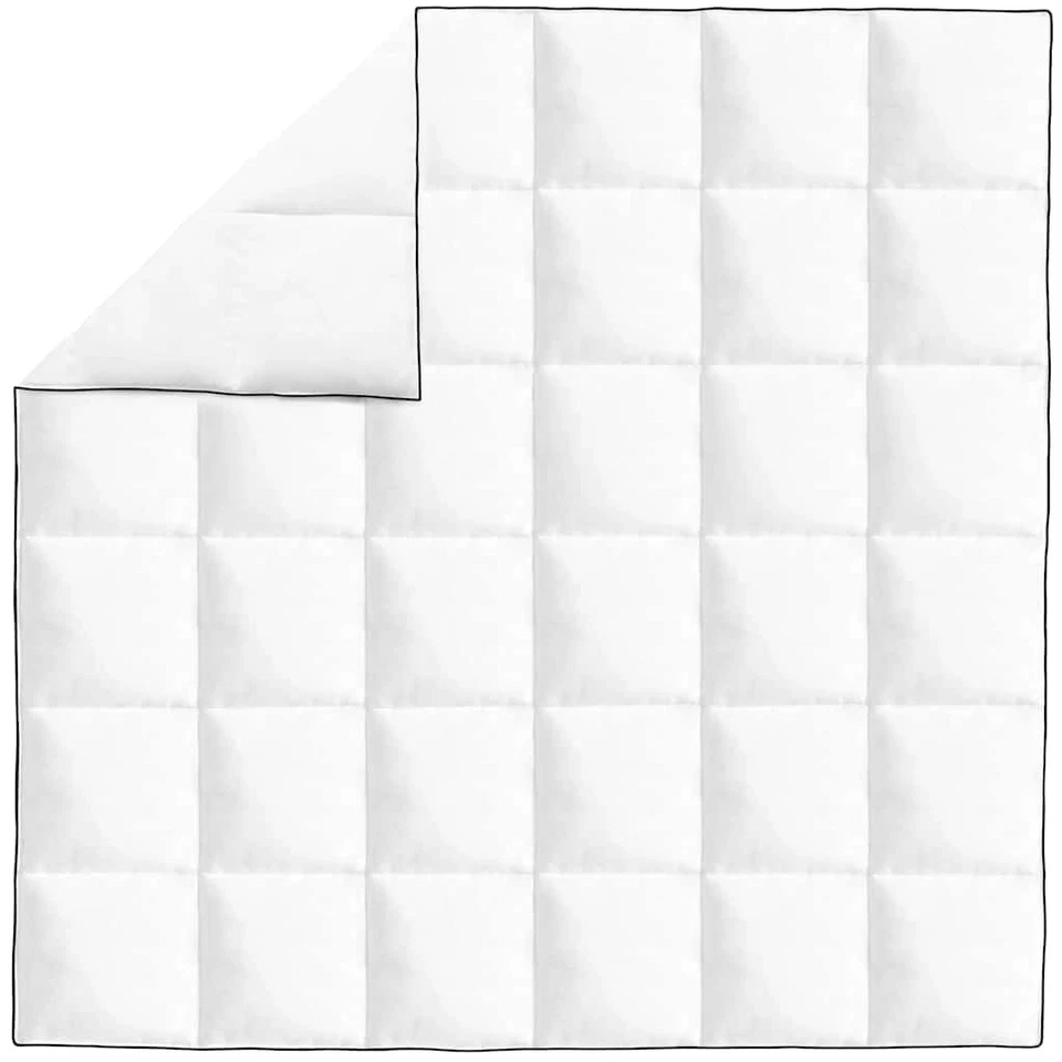 Vidaxl Piumone invernale Piuma Anatra 200x200 cm Biancheria