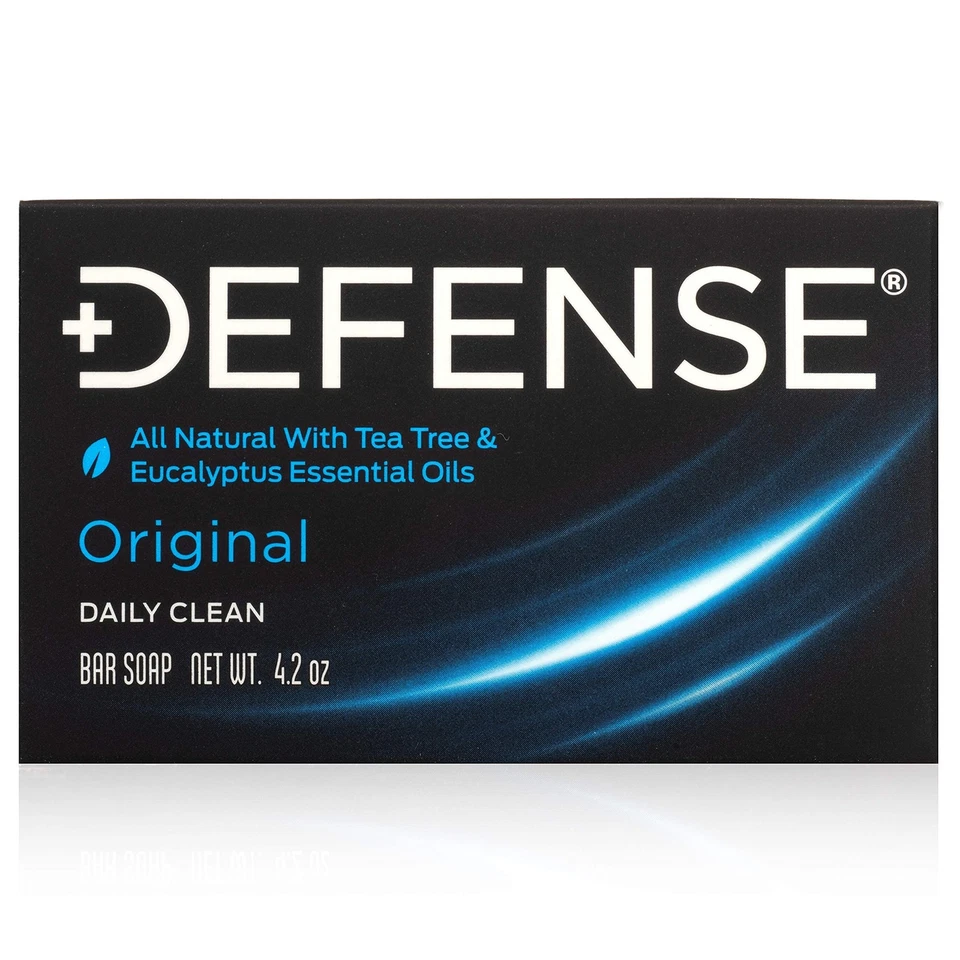 DEFENSE | Original Soap Bar | Tea Tree Oil Natural Herbal Eucalyptus -