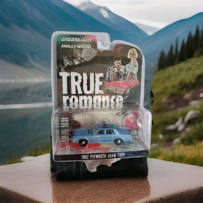 GREENLIGHT TRUE ROMANCE PLYMOUTH GRAN FURY POLICE WALMART EXCLUSIVE CHASE CAR - Image 1 of 4