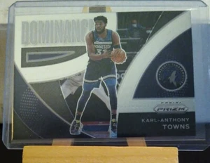 2021-22 Panini Prizm Basketball #9 Karl-Anthony Towns Dominance Insert T-Wolves - Picture 1 of 2