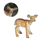  2 Pcs Deer Figurine Holiday Reindeer Figure Gifts Time for Christmas Household