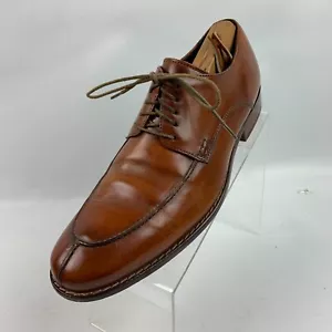 Cole Haan Oxford braune Lederschürze geteilte runde Zehenpartie Schnürschuhe Größe 9,5M - Bild 1 von 13
