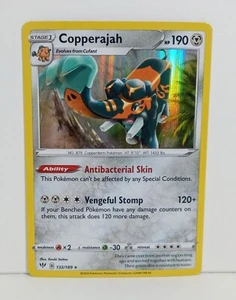 Copperajah Pokemon TCG Sword & Shield Darkness Ablaze Card 132/189 Holo Rare - Picture 1 of 3