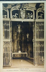 ANTIGUA POSTAL SANTIAGO DE COMPOSTELA HOSPITAL REAL IGLESIA REJA ROISIN CC3820 - Imagen 1 de 1