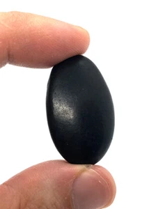 Black Leklai Natural Thai Buddha Amulet Rare Real wealth Magnet Pendant Ring P01 - Picture 1 of 7