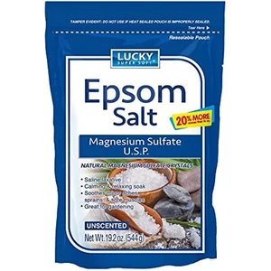 Lucky Super Soft Magnesium Sulfate U.S.P. Epsom Salt, 19.2 Ounce - Picture 1 of 2