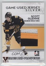 2009-10 ITG Heroes and Prospects Silver Vault Copper 1/1 Scott Glennie #M-07 0c3
