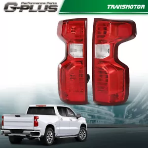 For 19-24 Chevy Silverado 1500 2500HD 3500HD Rear Tail Light Brake Lamps Pair - Picture 1 of 12
