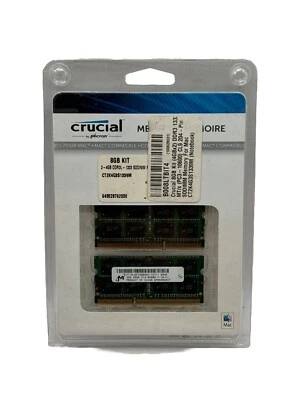 Crucial 8 GB DDR3L 1333 MHz PC3-10600 DDR3 SODIMM Memory (CT2K4G3S1339M)For Mac - Image 1 of 4