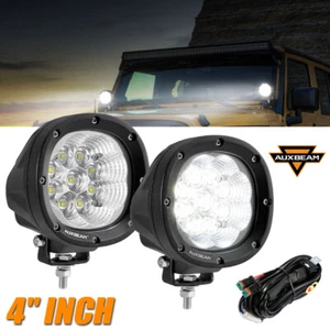 AUXBEAM 4"Inch LED Work Lights Offroad Flood Fog Lamp For Ford Escape 2020-2024 - Picture 1 of 12