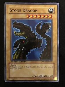 Yu-Gi-Oh Yugioh STONE DRAGON MDP2-EN020 Common Limited Ed - Picture 1 of 2