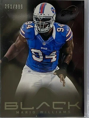 2013 Panini Black Football Card #72 Mario Williams Serial #'d251/399 BILLS - Image 1 of 2