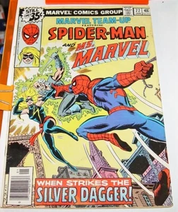 👽MARVEL TEAM-UP Spider-Man & Ms. Marvel⚡Jan 1979 Vol #1 Issue #77 FAIR Conditio - Picture 1 of 7