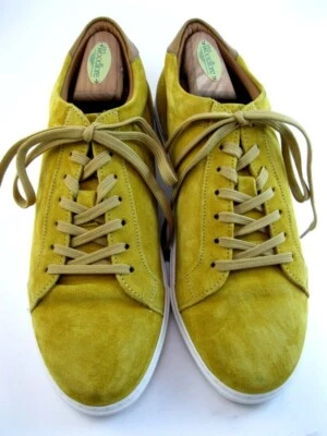 Allen Edmonds "COURTSIDE" Hombre Gamuza Derby Tenis 8.5 D Amarillo (201N) Foto 1 de 4