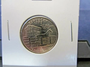 2001-D CLAD Quarter KENTUCKY MINT STATE UNC BU Upper Grading Ranges - Picture 1 of 2