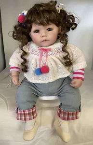 ADORA Cloth and Vinyl Girl Toddler Doll 18'' - Picture 1 of 10