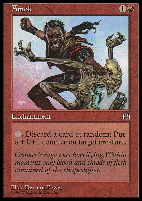 Magic the Gathering MTG Amok (76) Stronghold   LP - Image 1 of 1