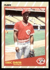 1989 Fleer SuperStars Eric Davis Cincinnati Reds #11