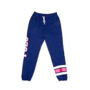 Polo Ralph Lauren Girls' Collegiate Jogger Pants Blue Size L (12-14) 4343 - Picture 1 of 2