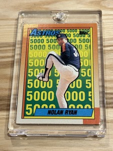 1990 Topps Nolan Ryan #4 5000 Strikeout Baseball Card