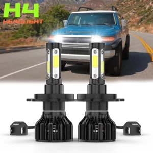 H4 9003 LED Headlight Kit High Low Beam Bulbs 2x For Toyota FJ Cruiser 2014-2007 - Picture 1 of 8