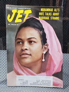 MUHAMMAD ALI Frau KHALILAH schwarz Americana JET Magazin 30. Oktober 1975 sehr guter Erhaltungszustand - Bild 1 von 1