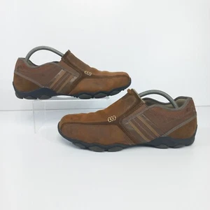 Mocasines informales Skechers UK 8 diámetros Zinroy marrón sin cordones - Imagen 1 de 10