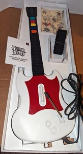 Red Octane PlayStation 2 White Red Guitar Hero SG Wired PS2 Controller 95077.805 - Picture 1 of 3