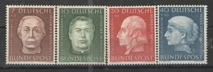 Germany - Deutsche Bundespost 1954 Sc# B338-B341 MH DG F - 1954 Portraits set - Picture 1 of 1