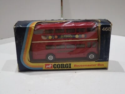 CORGI TOYS 468 LONDON ROUTEMASTER BUS CON SCATOLA ORIGINALE (5) - Immagine 1 di 4