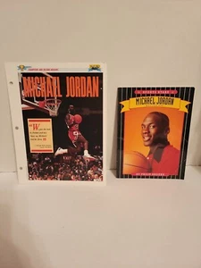1994 Sports Pages Sheet Michael Jordan & 1995 Book Chicago Bulls Memorabilia - Picture 1 of 7