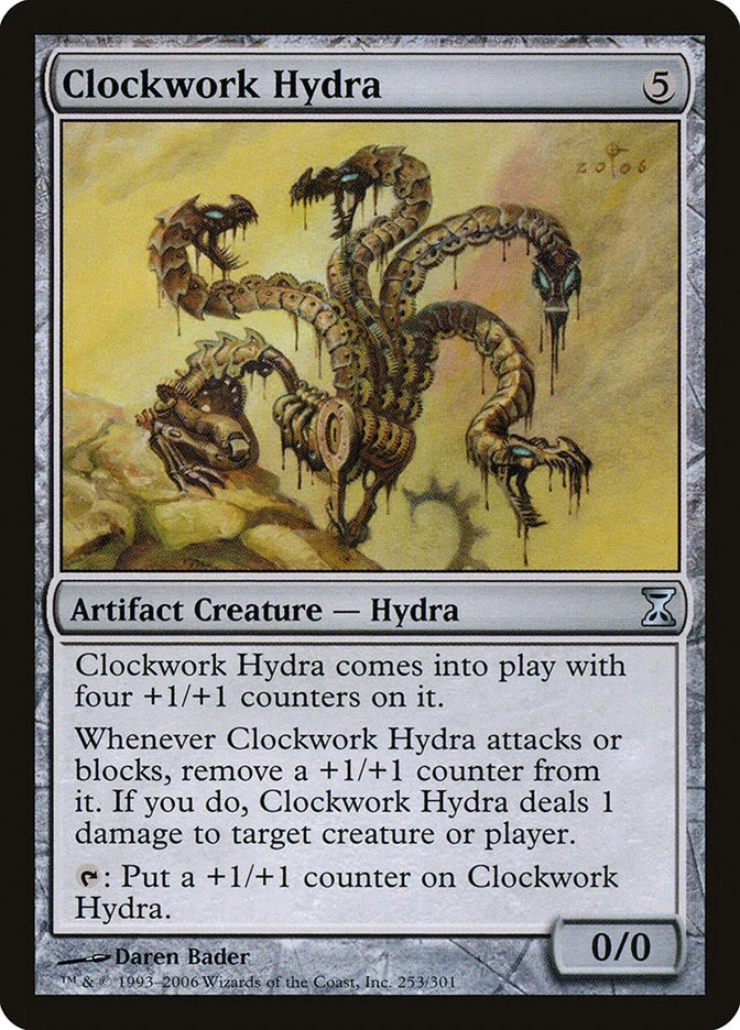 1x Clockwork Hydra - NM (pack fresh) - Time Spiral - SPARROW MAGIC mtg - Image 1 of 1