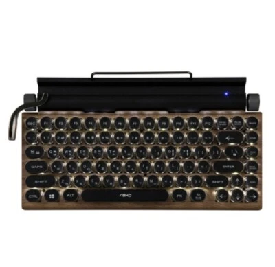 ABKO TW1867 Retro Mechanical Bluetooth Gaming Keyboard Red Linear - Image 1 of 4