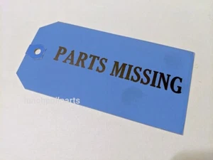 NOS Ford 'Missing Parts' (K-D) Tag Mustang Cougar Shelby Cobra Cougar Eliminator - Picture 1 of 7